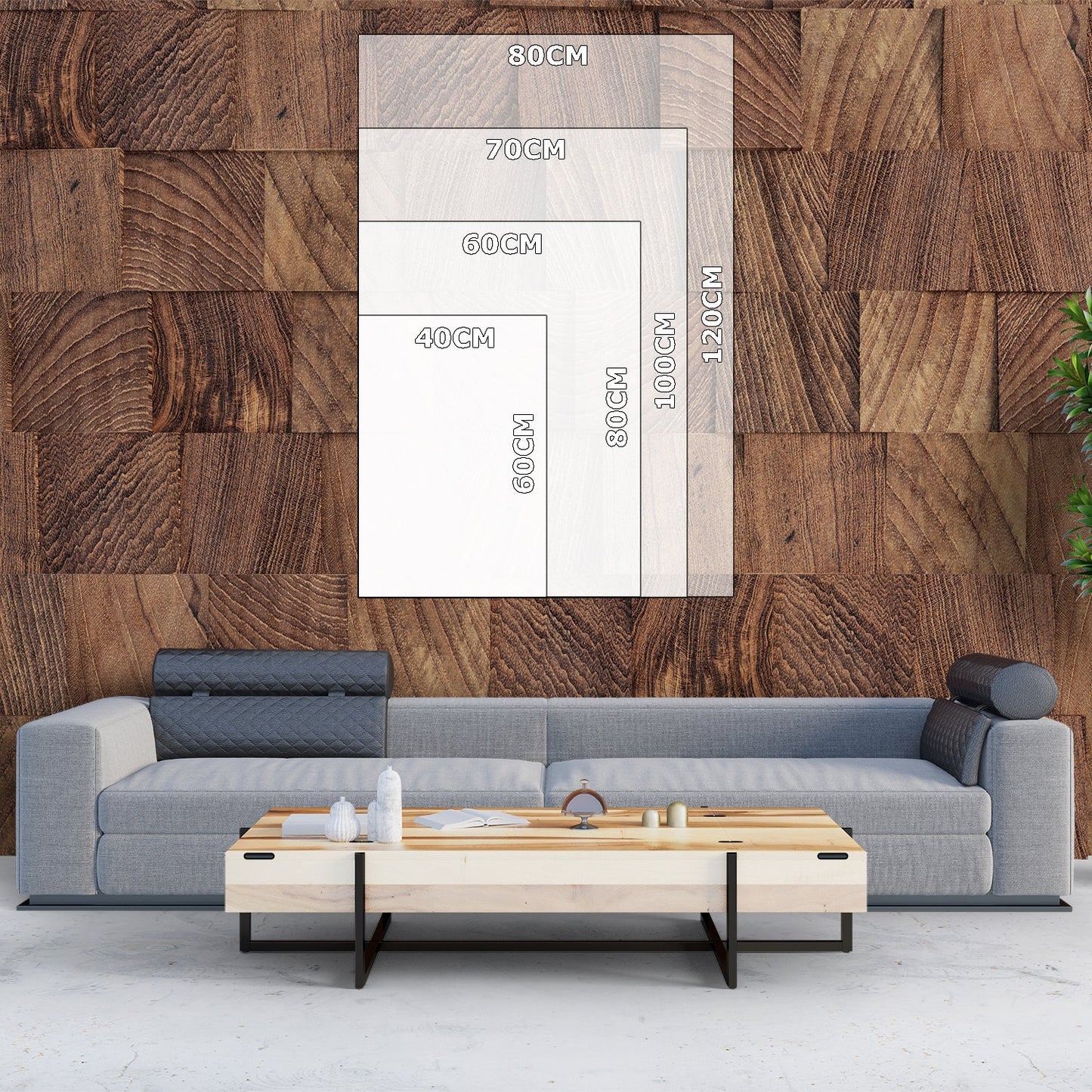 Leinwandbild - Licht in der Tiefe