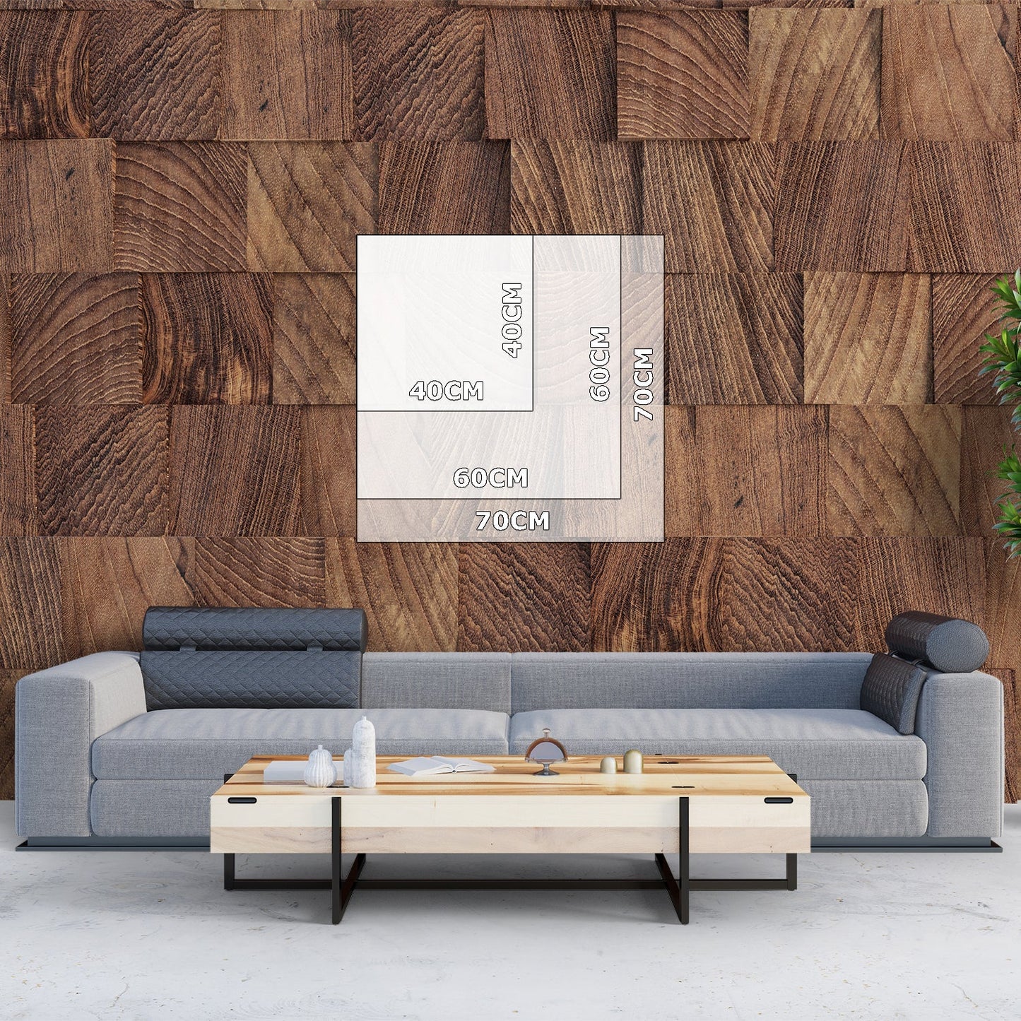 Größenvergleich Quadratisches Bildformat