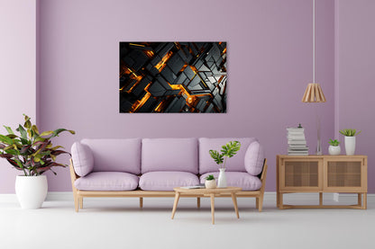 Leinwandbild - Licht in der Tiefe