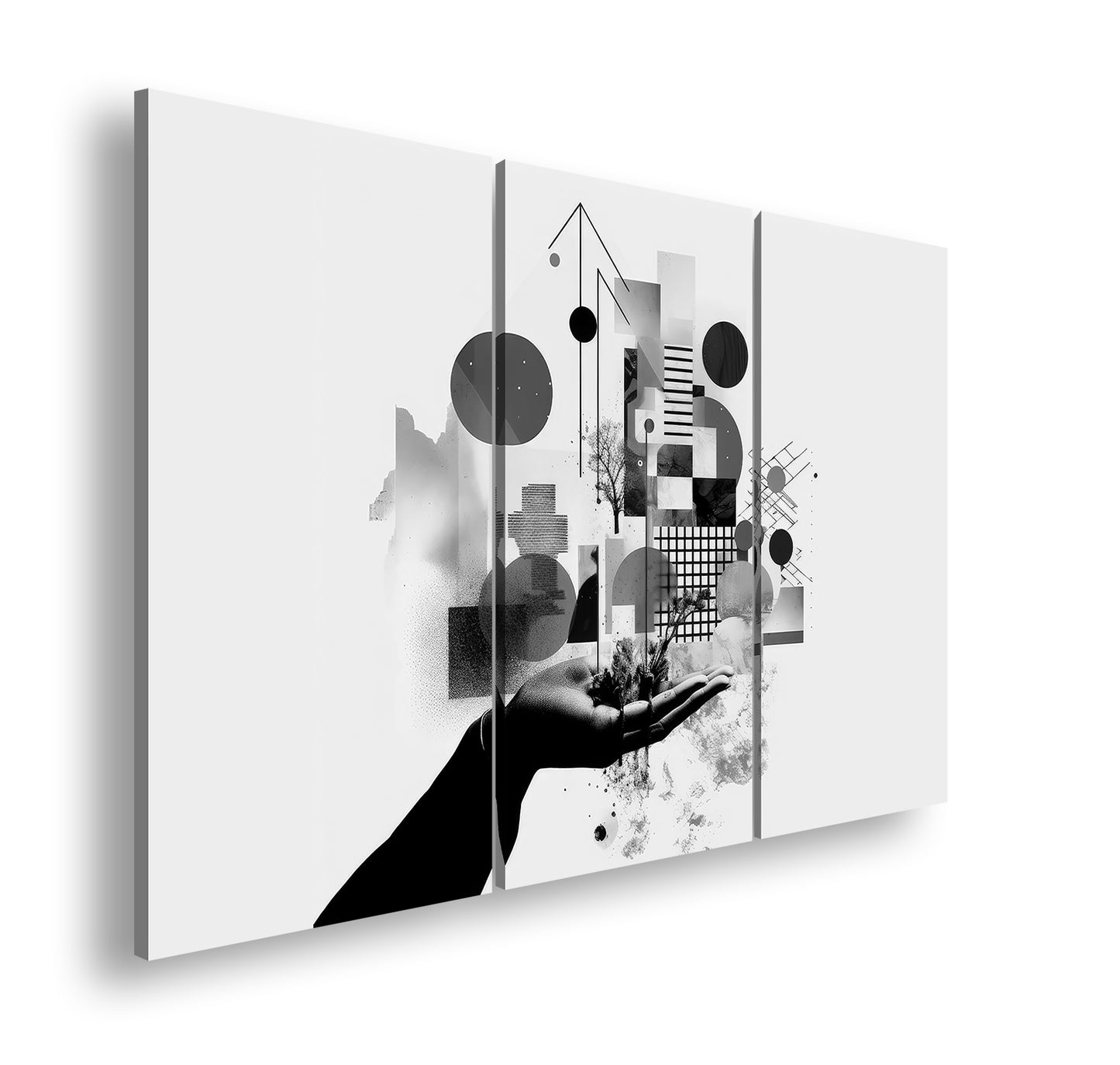 Hauptbild Schwarz & Weiß 3 Teilig