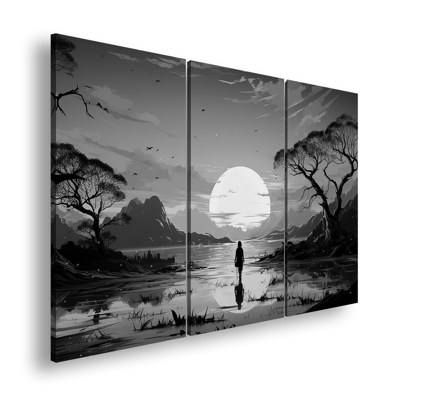 Hauptbild Schwarz & Weiß 3 Teilig