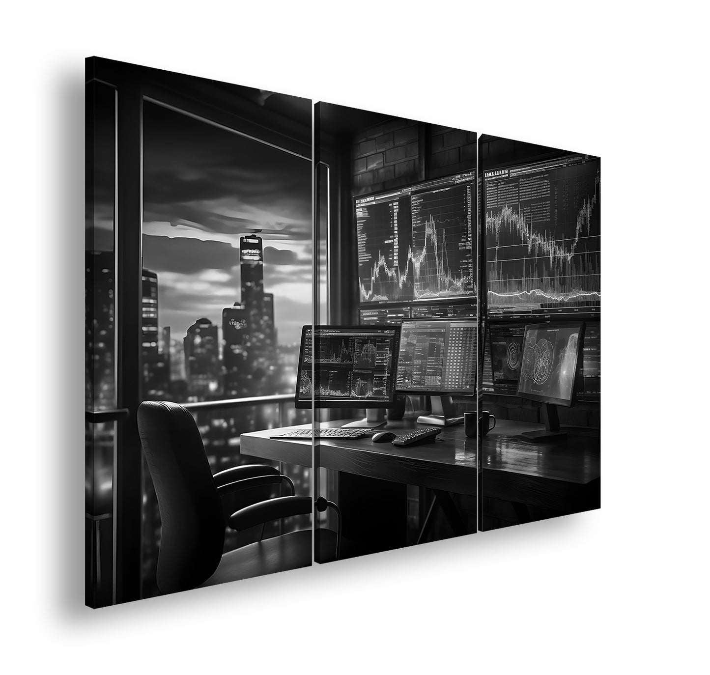 Hauptbild Schwarz & Weiß 3 Teilig