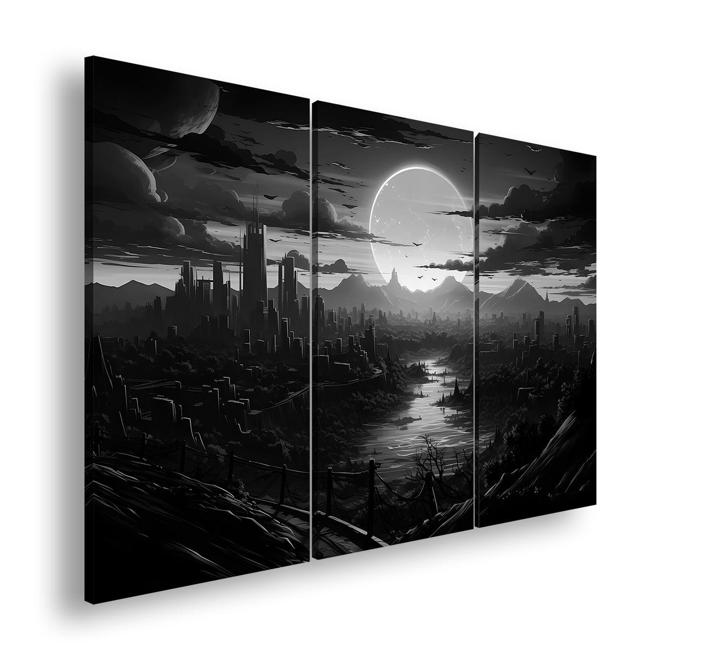 Hauptbild Schwarz & Weiß 3 Teilig