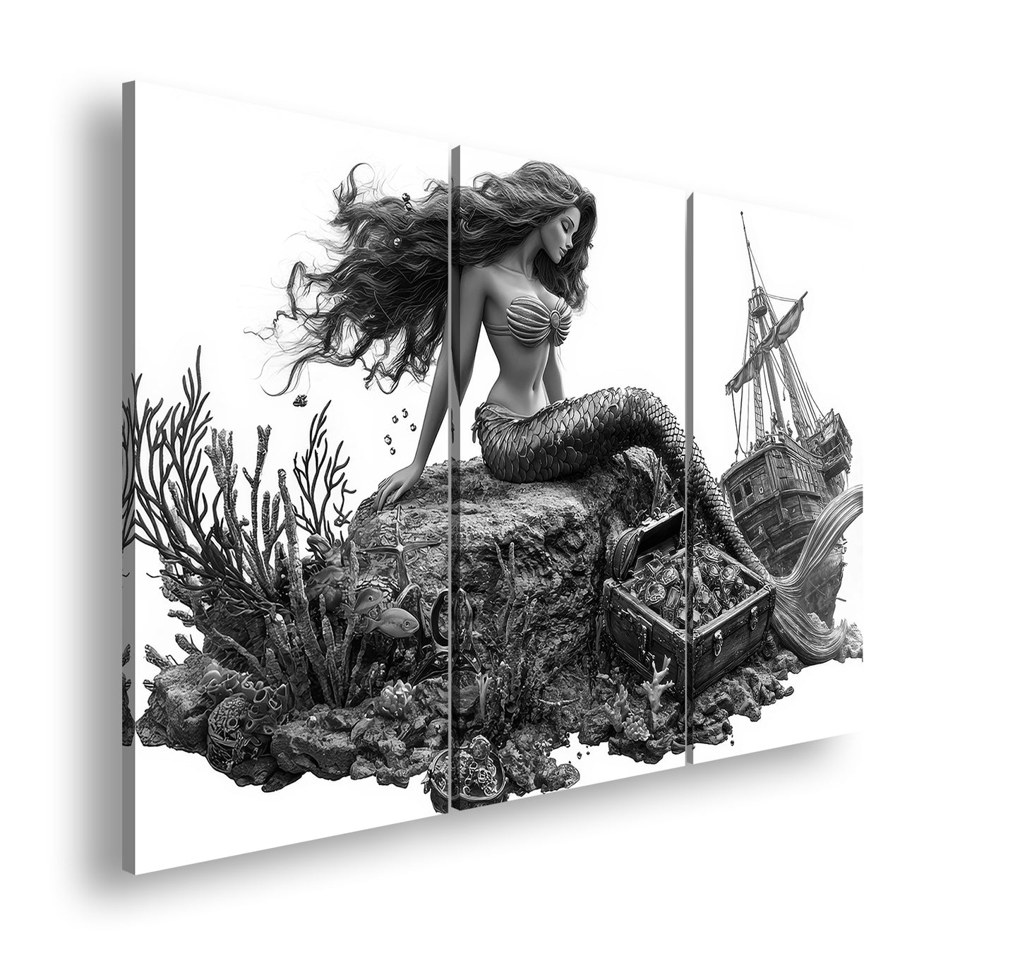 Hauptbild Schwarz & Weiß 3 Teilig