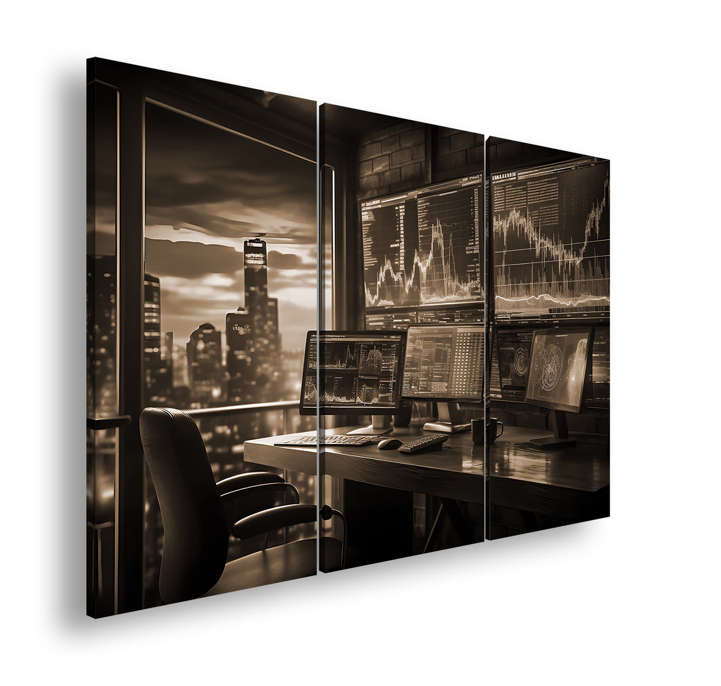 Hauptbild Sepia 3 Teilig