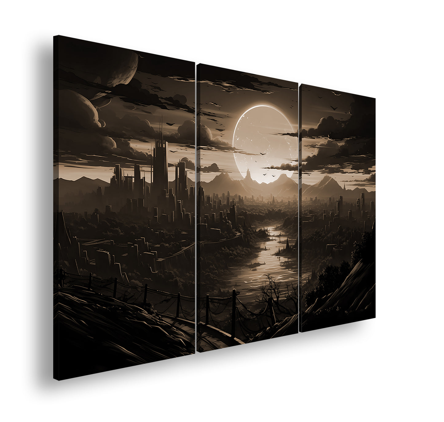 Hauptbild Sepia 3 Teilig