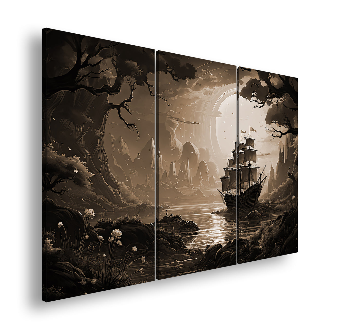 Hauptbild Sepia 3 Teilig