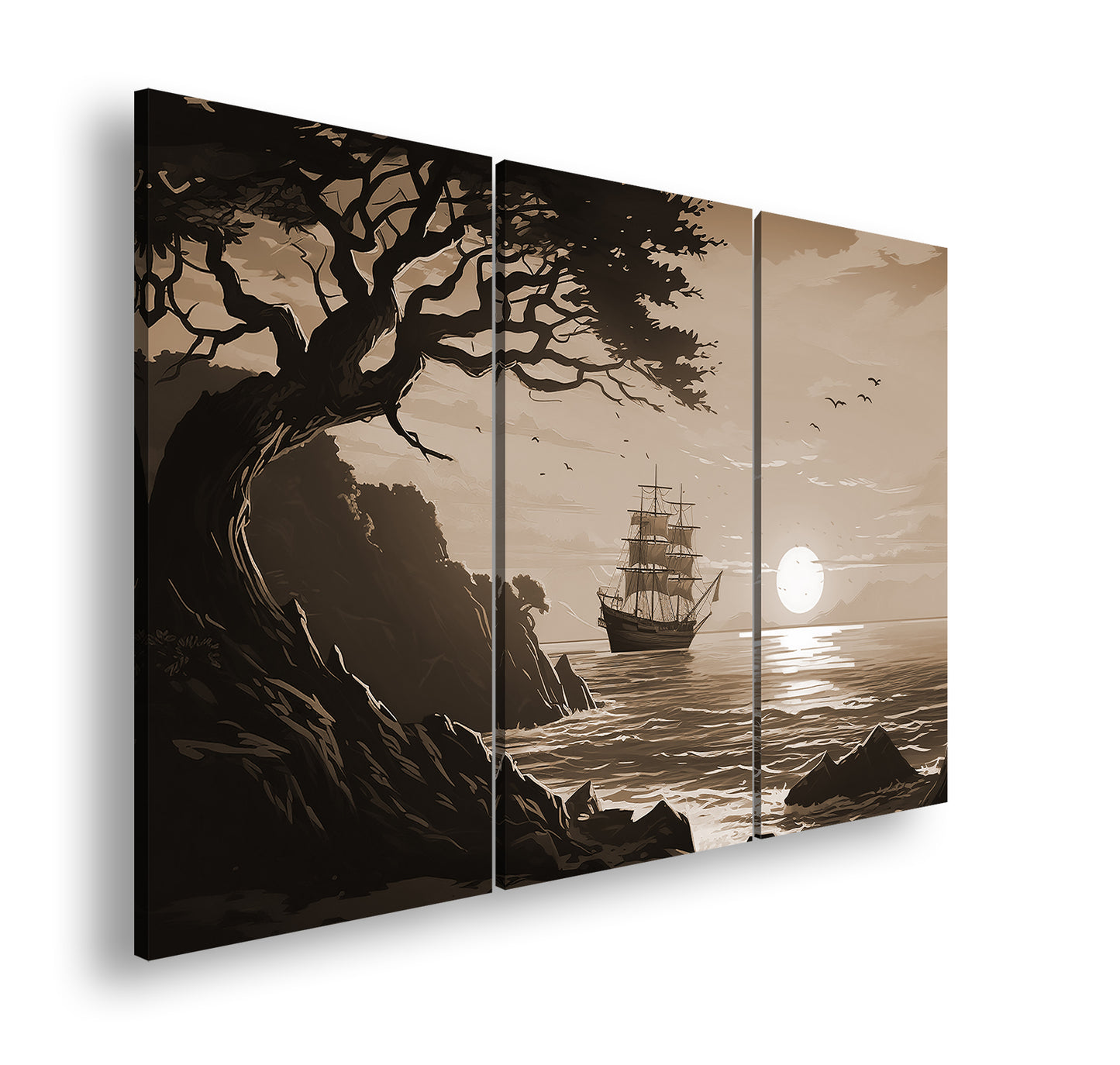 Hauptbild Sepia 3 Teilig