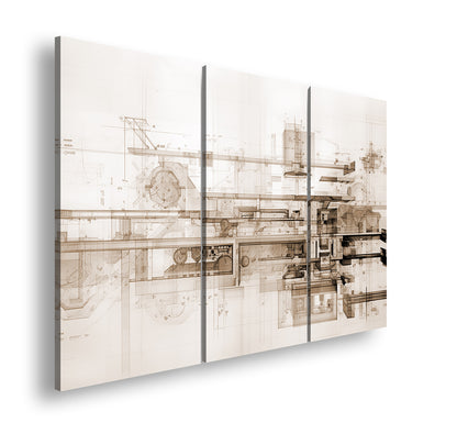 Hauptbild Sepia 3 Teilig