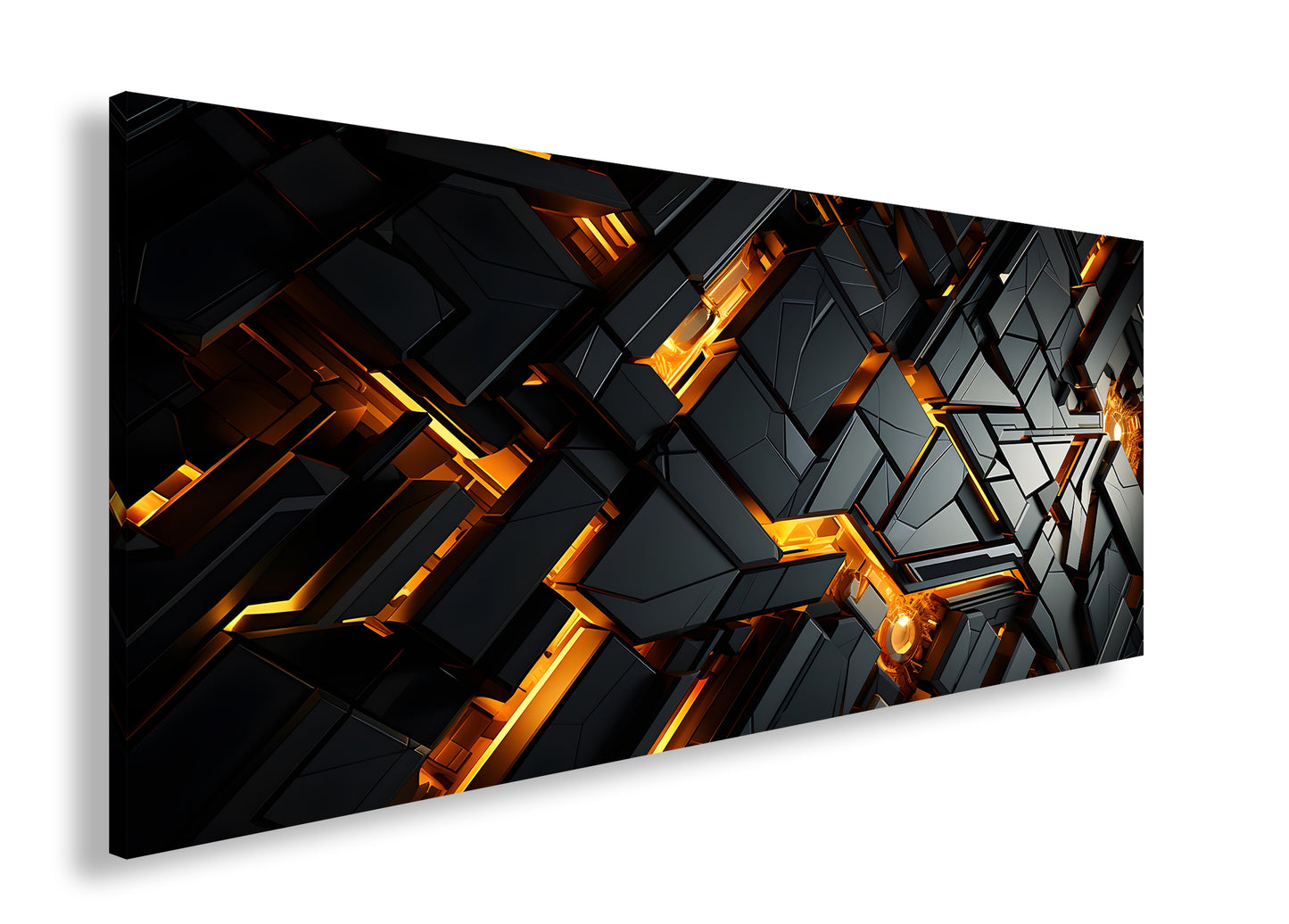 Leinwandbild - Licht in der Tiefe