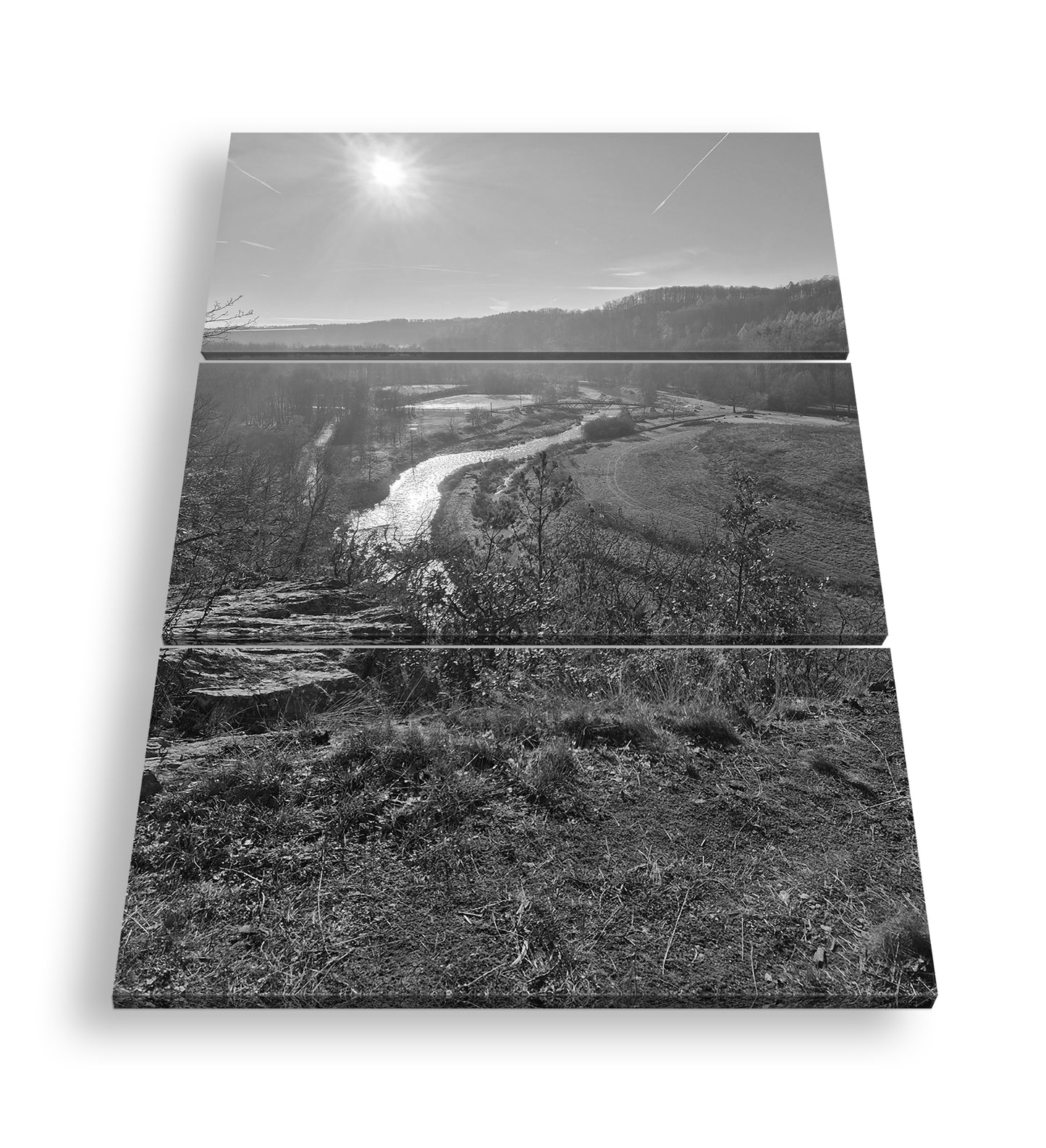 Hauptbild Schwarz & Weiß 3 Teilig